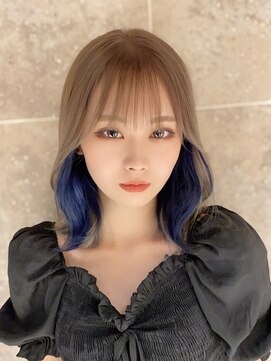 アマトウキョウ アユンチェ(AMA TOKYO×AYUNCHE) 韓国ヘア　2wayバング  レイヤーカット くびれヘア  顔周り