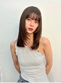 ワンホンbob_ミニウルフチェリーブラウンホワイトグレージュ