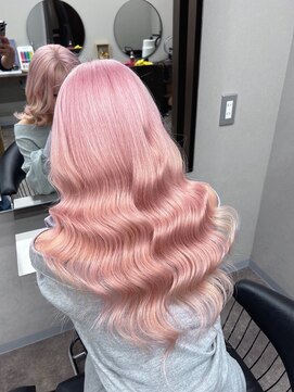 リングバイモアムー(Ring by Moremuu) ハイトーンカラー ホワイトピンク