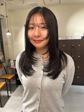 カグヤヒメ ドゥイ(kaguyahime doui) 顔まわりが可愛いロングレイヤー