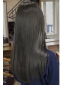 ALLY松村ブリーチなしカラーで叶える暗髪ロング