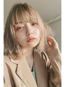 ルル(Lulu) ハイトーンレイヤーボブ