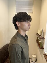 ユーヘア ライフ(YOU hair life)&nbsp;マッシュ メンズパーマ スパイラル ウルフ