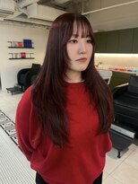 ラヴィズム(LUVISM)&nbsp;顔周りレイヤー/ダブルカラー/髪質改善/ケアブリーチ万代新潟駅