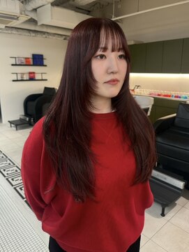 ラヴィズム(LUVISM) 顔周りレイヤー/ダブルカラー/髪質改善/ケアブリーチ万代新潟駅