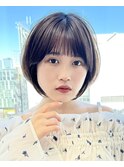 40代50代の似合わせカットで若見えショートボブ　新宿