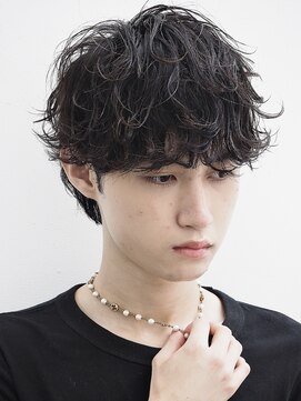 ゼンコー アオヤマ(ZENKO Aoyama) 波巻きツイストスパイラルシャドウパーマ黒髪