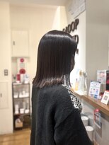 シーループユナイテッドアトリエ(C-LOOP UNITED ATELIER)&nbsp;大人の艶ボブ/ラベンダーブラウン/水素カラー