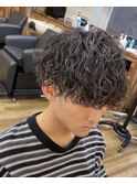 那覇/刈り上げセンターパート/波巻きツイストスパイラル