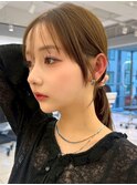 元町結べるレイヤーカット丸みショートボブ顔周りカット