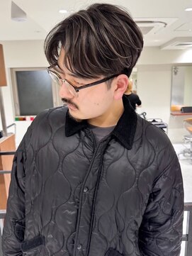ゴカン バイ ジル ブラン 名古屋(Gokan by JIL BLAN) メンズパーマ曲がる縮毛矯正ハイライトショートカット20代30代40