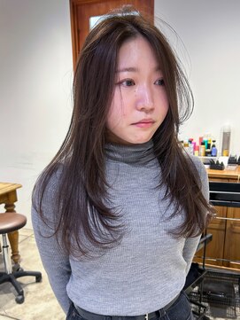 ダンボ(DUMBO) 【sayaca】レイヤーカット/ハッシュカット/8トーングレージュ