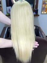 ブレイズヘアー(BLAZEhair)&nbsp;【ハイトーンのツヤ】ホワイトブロンド×ブリーチ３回