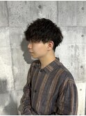 強さ80%波巻きパーマ