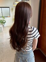 ヘッズ 高木瀬店(HEADS)&nbsp;ロングレイヤー ダークブラウン 髪質改善 韓国レイヤー 20代
