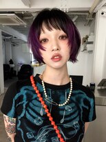 イル 天神大名店(ill)&nbsp;【ill】ビビットパープル×ショートボブレイヤー