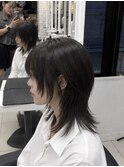 顔まわりザクザク★レイヤーウルフ