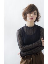 ビフィーノ イーリス 川西店(bifino iris)&nbsp;bifino 2019春の新作スタイル 前下がりボブ×パーマ