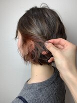 キャラ 池袋本店(CHARA)&nbsp;ミニボブインナーカラーチェリーレッド【キャラ池袋/三戸】_