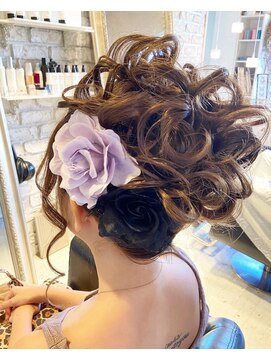 ヘアー アトリエ エゴン(hair atelier EGON) 華やか盛りセットアップ