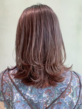 アイティー バイ アルバム 中野店(IT by ALBUM) レイヤーラベンダー_オリーブカラーハイライトカラー_ba306303