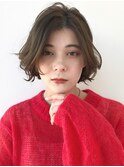 大人可愛い　ひし形ワンカールボブ　デジタルパーマ/Salon菅野