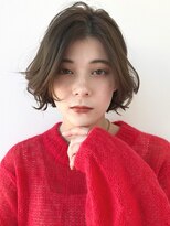 サロン(Salon)&nbsp;大人可愛い　ひし形ワンカールボブ　デジタルパーマ/Salon菅野