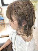 ベージュ☆ホワイトベージュインナーカラー