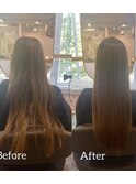 髪質改善カラー