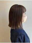 切りっぱなしボブ