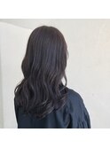 暗髪ラベンダーカラー