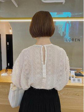 ローレン(LOREN) 【LOREN】人生で初めてのブリーチでベージュ