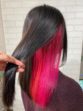 ビス リアン 川口店(Vis lien) インナーカラー/派手髪/ハイトーン/レッド/