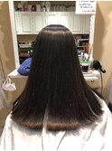 ストレートエステafter画像　二枚目はbeforeです　#髪質改善
