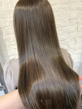 チョビー 銀座(chobii) オリーブベージュ/くすみベージュ/ブリーチなし/イルミナ/カヨ