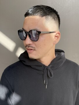 メリケンバーバーショップ トーキョー(MERICAN BARBERSHOP TYO) YS STILE.束感ショート.波巻き.ハイライト.マッシュパーマ67