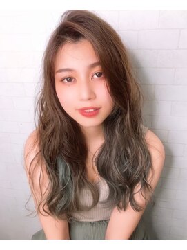 ニスル 上尾店(NISURU) 似合わせカット/大人ガーリー/ダークアッシュ/着物/上尾/上尾駅