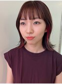 ライフスタイルに溶け込む切替楽チンインナーカラー◎