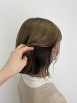 シエル 立川店(CIEL) インナーカラー×ミルクティーベージュ【CIEL×maki】