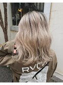 ハイトーン×シャドールーツ☆ブリーチ後のプリンが目立たない！