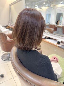 ネオリーブアイム 横浜西口店(Neolive aim) ボブレイヤー オリーブベージュ【横浜】k