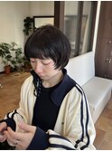 レイヤーショートボブ