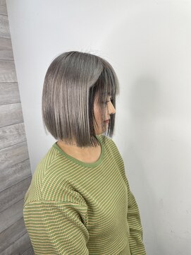 カルフール ロコ 草加西口店(Carrefour LOCO) フェイスフレームインナー×ホワイトベージュ