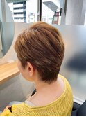 白髪ぼかしハイライトベージュ/脱白髪染め/メッシュ/白髪ぼかし