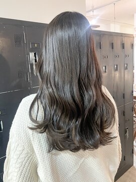 ヘアーアイストゥーレ(HAIR ICI TRE) ブリーチなしグレージュカラー
