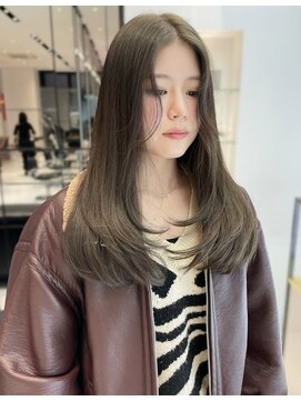 キーン 吉祥寺店(keen) 《アイカワ》レイヤーカット×オリーブベージュ