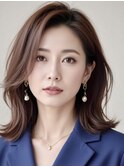 大人のキレイめミディアム