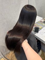 ロンド フィーユ(Lond fille)&nbsp;ブリーチなしマロンブラウン髪質改善縮毛矯正酸性ストレート