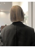 切りっぱなしボブローライトデザインMIX10代20代