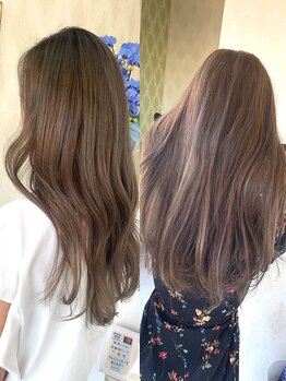 【髪質改善カラー】髪の状態に合わせてオーダーメイドのケア♪抗酸の力でいつものカラーも更に映えさせる！